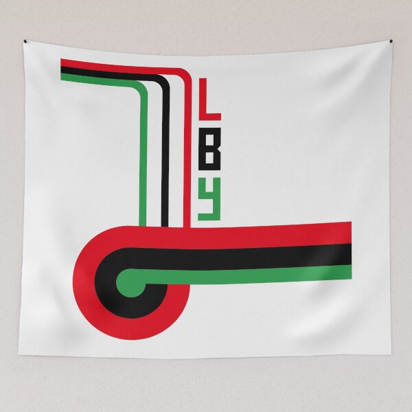 Item preview, LBY Libya colours roundel designed and sold by GetItGiftIt.