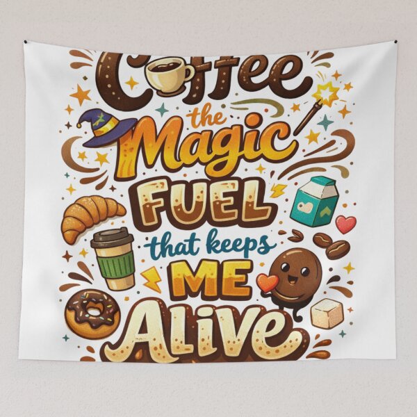 Item preview, Playful Coffee Typography designed and sold by Prasakro.