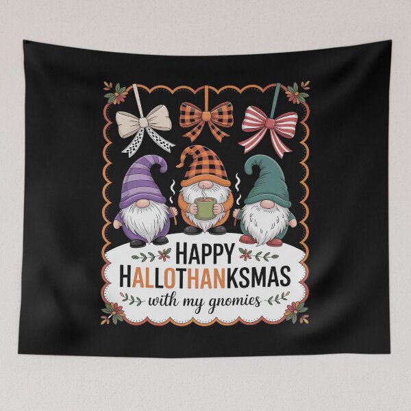 Item preview, Happy Hallothanksmas with My Gnomies Gnomes Garden designed and sold by NailMolisa.