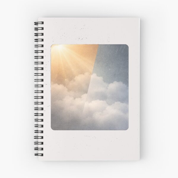 Item preview, Light & Shadow Clouds T-Shirt | Minimal Sky Aesthetic Art Tee designed and sold by KDesignCrafts.