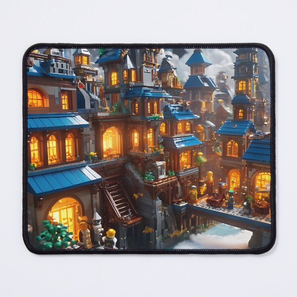 Item preview, Dreamy Toy Village - Water & Clouds designed and sold by DigitalVibes Art, CreatorSpace, PixelMood. By AngryFish.Art..