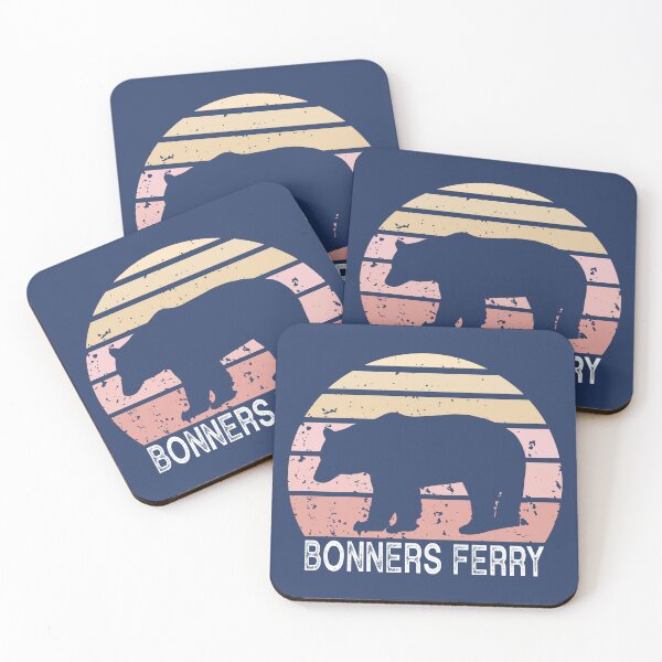 Item preview, Bonners Ferry Idaho Retro Bear designed and sold by Esskay Designs.
