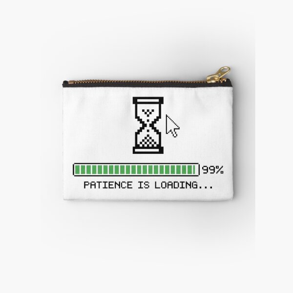 Item preview, Patience Is Loading - Funny Computer Glitch designed and sold by WojcikDesigners.