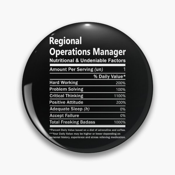 Item preview, Regional Operations Manager designed and sold by aswmhmlc71.