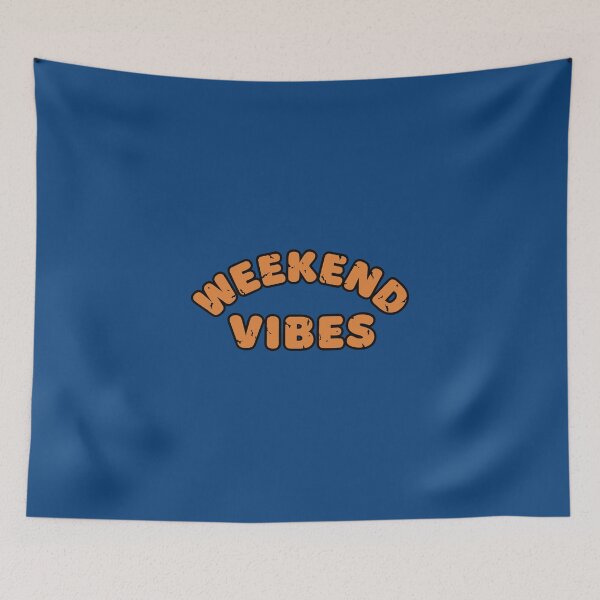 Item preview, Retro Groovy Weekend Vibes Distressed Typography Vector designed and sold by mantra2023.