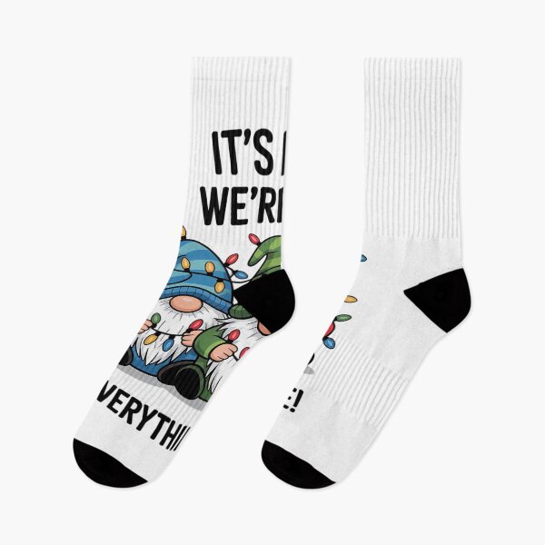 Item preview, It's Fine We're Fine Everything Is Fine Gnome Teacher Xmas  designed and sold by NailMolisa.