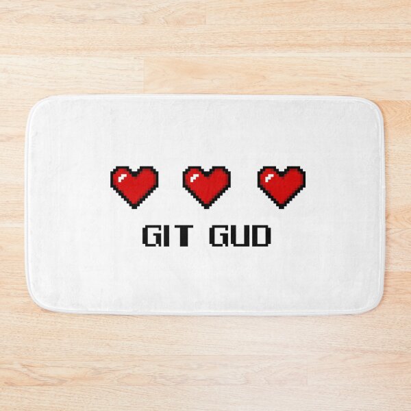 Item preview, Pixel Hearts Gamer Git Gut  designed and sold by Ally-Bee33.