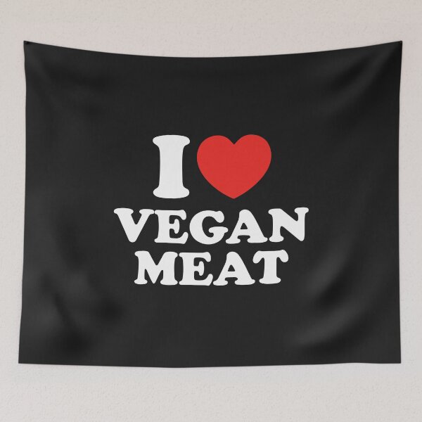 Item preview, I Love Vegan Meat designed and sold by shitpostee.