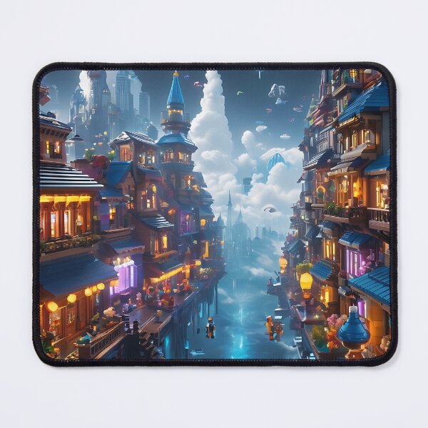 Item preview, Dreamy Toy Village - Water & Clouds designed and sold by DigitalVibes Art, CreatorSpace, PixelMood. By AngryFish.Art..