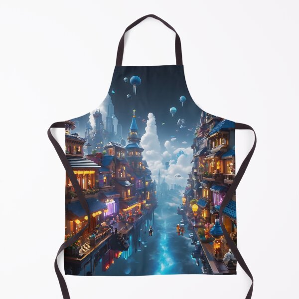 Item preview, Dreamy Toy Village - Water & Clouds designed and sold by DigitalVibes Art, CreatorSpace, PixelMood. By AngryFish.Art..