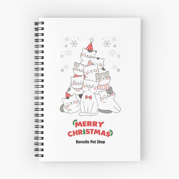 Item preview, Cat - shaped Christmas tree illustration designed and sold by Yuan Wen.