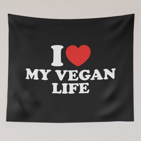 Item preview, I Love My Vegan Life designed and sold by shitpostee.