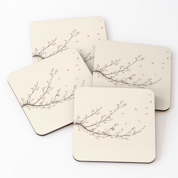 Item preview, Minimalist Ukiyo-e Cherry Blossom Japanese Sakura Art designed and sold by Vandy Fullam.