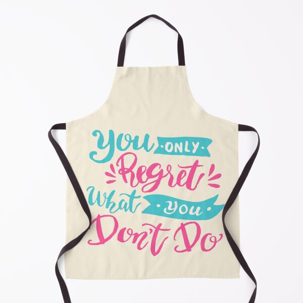 Item preview, You Only Regret What You Don't Do | Carpe Diem, Risk & Adventure Quote designed and sold by Maltachi Designs.