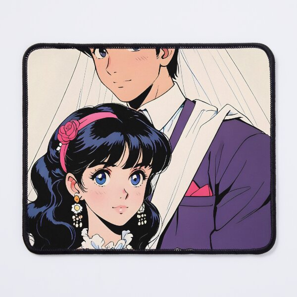 Item preview, Vintage Retro Anime Couple Wedding Love Aesthetic designed and sold by RadiantGraphics.