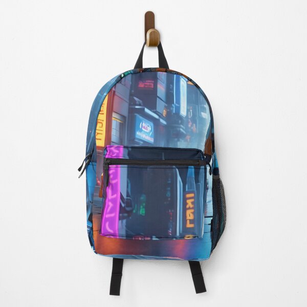 Item preview, Cyberpunk Brick City - Neon Night Racing designed and sold by DigitalVibes Art, CreatorSpace, PixelMood. By AngryFish.Art..