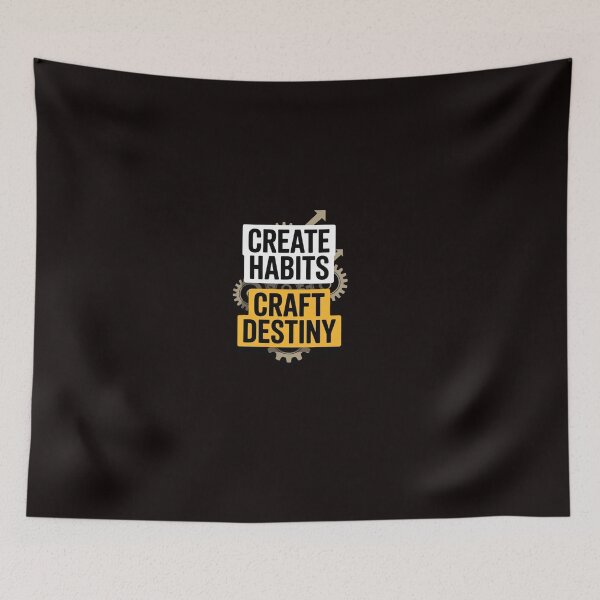 Item preview, Create Habit Craft Destiny – Success Motivation designed and sold by Your Inner Axis.