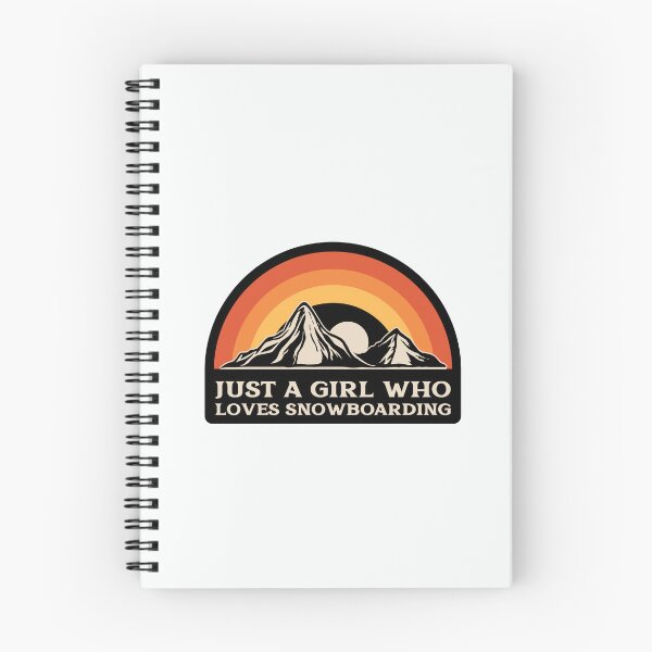 Item preview, Just a girl who loves snowboarding designed and sold by NellCreates.
