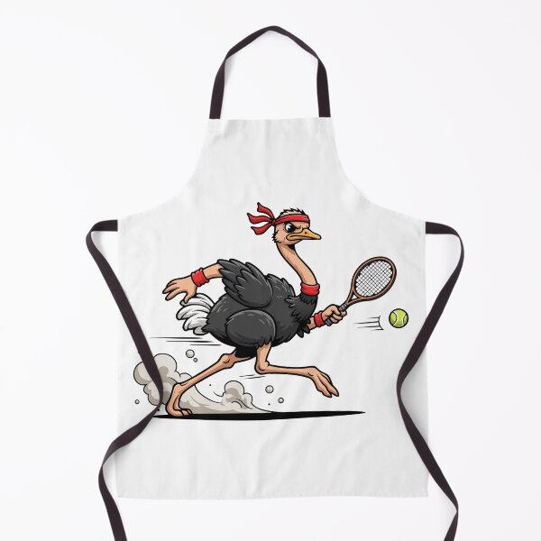 Item preview, Ostrich Playing Tennis designed and sold by Lydyb-creations.