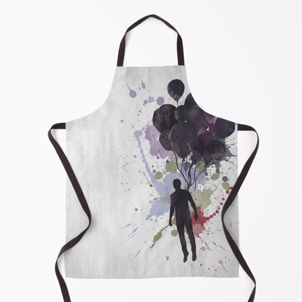Item preview, Abstract Silhouette Balloon Art – Emotional Conceptual Watercolor Illustration designed and sold by AbstractAuraArt.