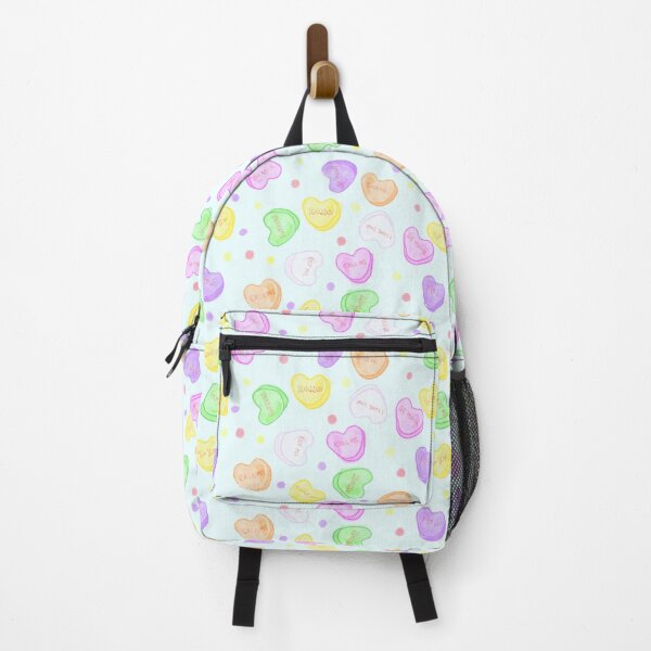 Item preview, Colourful Candy hearts pattern designed and sold by alanamaeart.