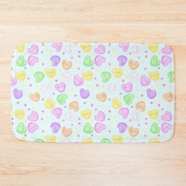 Item preview, Colourful Candy hearts pattern designed and sold by alanamaeart.