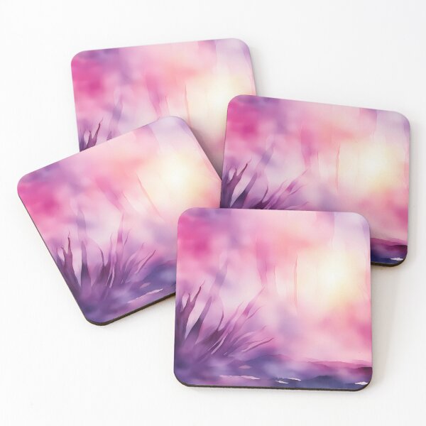 Item preview, Purple and Pink Misty Forest designed and sold by CalmnessbyChoice.