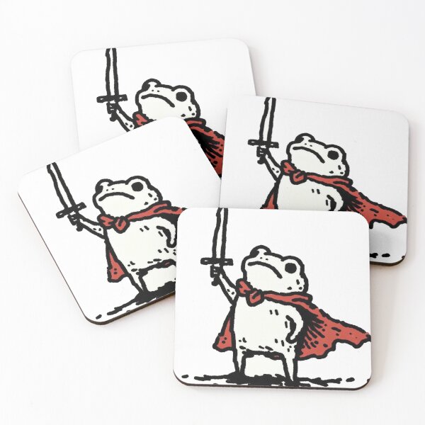 Item preview, Brave Frog Knight Sticker | Funny Cute Warrior Tiktok meme designed and sold by bursti.