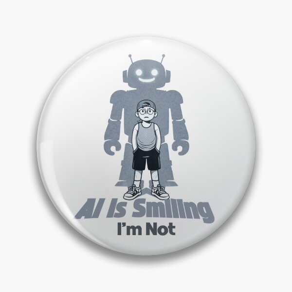 Item preview, AI Is Smiling, I’m Not designed and sold by Kalaidax.