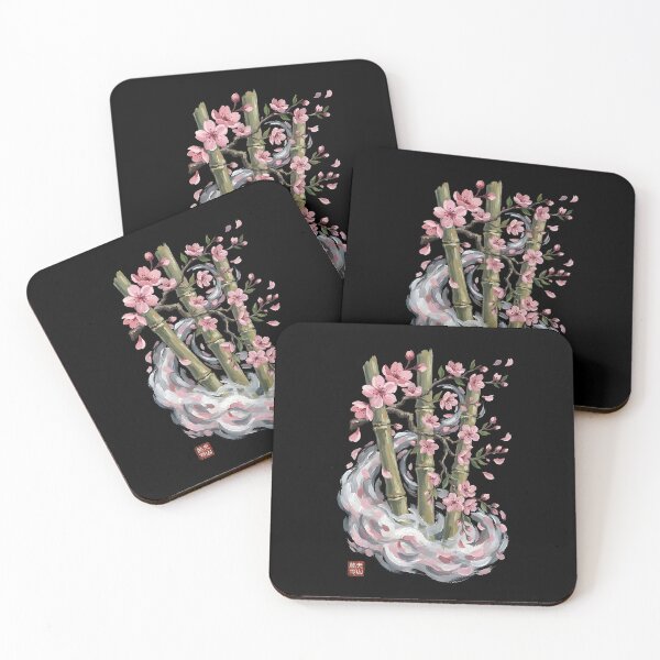 Item preview, Bamboo & Sakura Grove — Strength & Beauty designed and sold by Mora Atelier Designs.