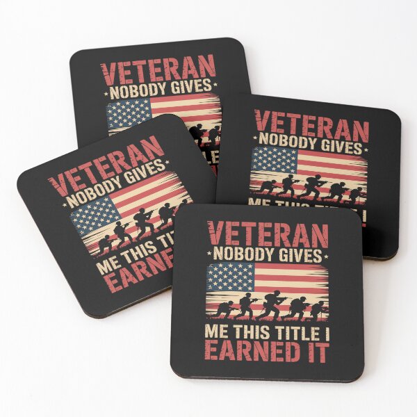 Item preview, Veteran Nobody Gives Me This Title I Earned It Patriotic USA designed and sold by countntenov.
