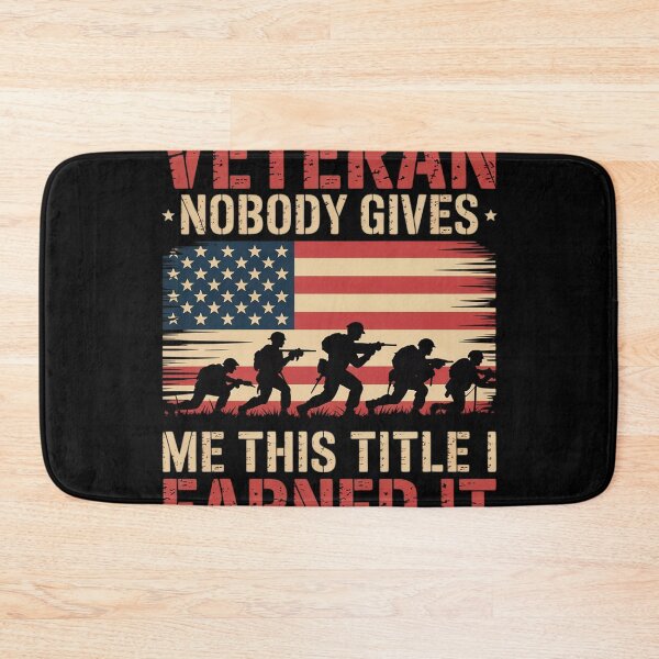 Item preview, Veteran Nobody Gives Me This Title I Earned It Patriotic USA designed and sold by countntenov.