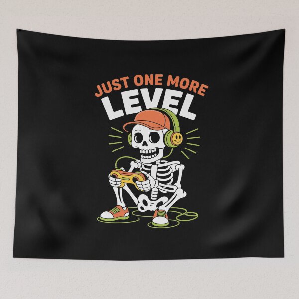 Item preview, Video Game Halloween Skeleton Gamer designed and sold by countntenov.