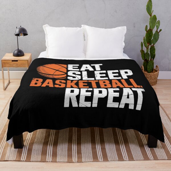 Item preview, Eat Sleep Basketball Repeat Quote Art designed and sold by flagylART.