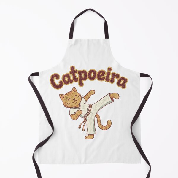 Item preview, Catpoeira - Funny Brazilian Martial Arts Cat Pun designed and sold by Hen-C-Art.