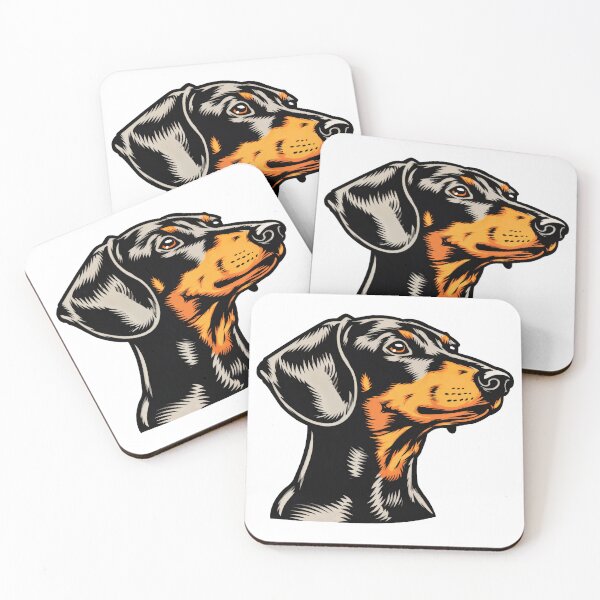 Item preview, Dachshund Precision: Bold Profile in Graphic Form designed and sold by ForeverPrintsOK.
