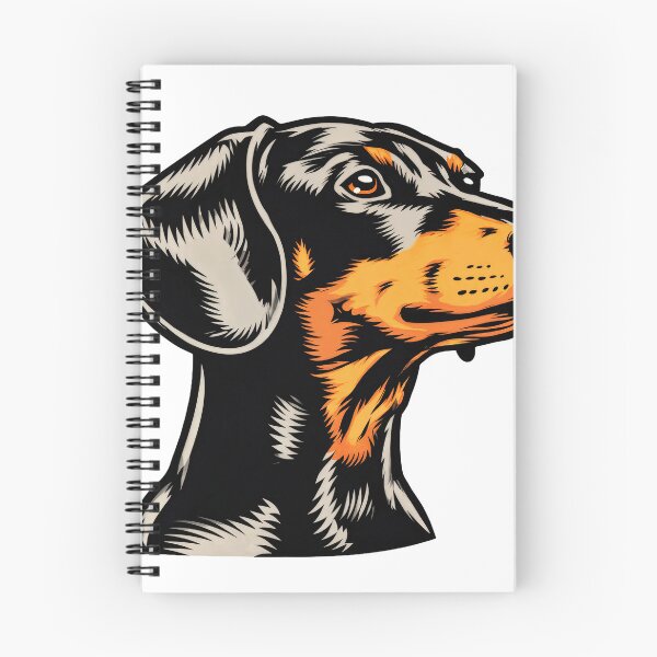 Item preview, Dachshund Precision: Bold Profile in Graphic Form designed and sold by ForeverPrintsOK.