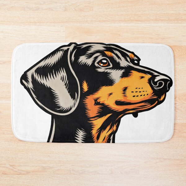 Item preview, Dachshund Precision: Bold Profile in Graphic Form designed and sold by ForeverPrintsOK.