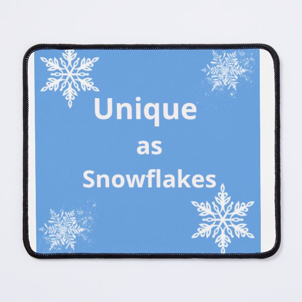 Item preview, Unique as snowflakes - Minimalist winter snowflake design designed and sold by Mastalina99.