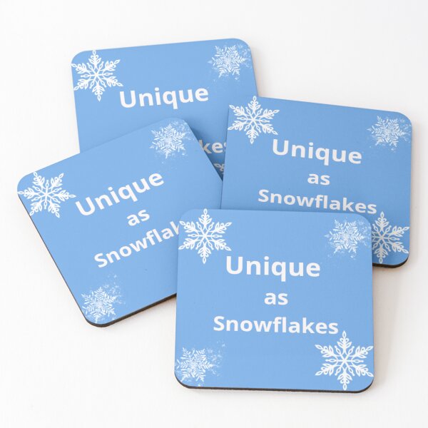 Item preview, Unique as snowflakes - Minimalist winter snowflake design designed and sold by Mastalina99.