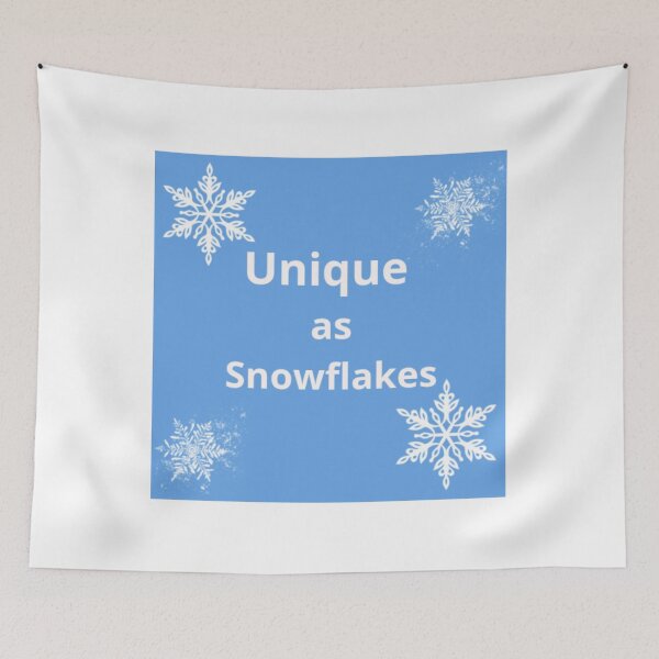 Item preview, Unique as snowflakes - Minimalist winter snowflake design designed and sold by Mastalina99.