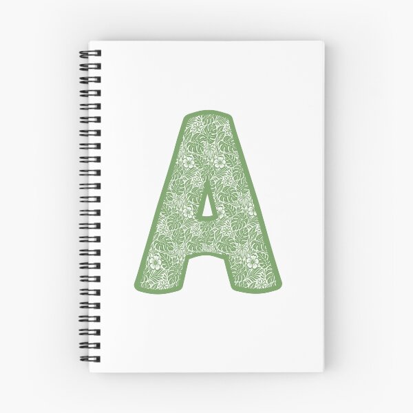 Item preview, Letter A with Green Floral Ethnic Ornament on Transparent Background designed and sold by InFrameVision.