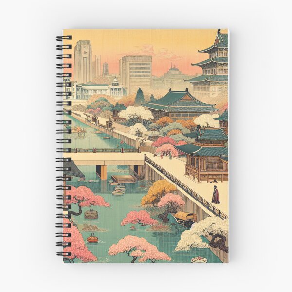 Item preview, Chandigarh Capitol Complex Ukiyo-e Japanese Style Indian Architecture Art designed and sold by Vandy Fullam.