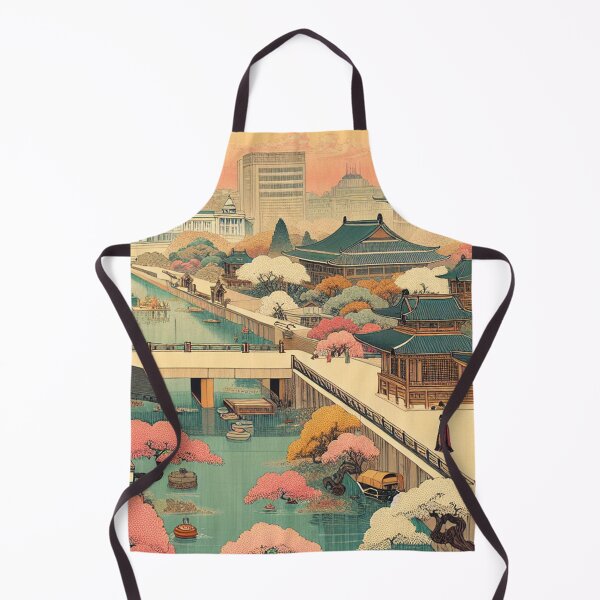 Item preview, Chandigarh Capitol Complex Ukiyo-e Japanese Style Indian Architecture Art designed and sold by Vandy Fullam.