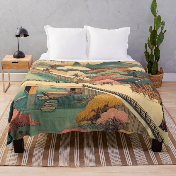 Item preview, Chandigarh Capitol Complex Ukiyo-e Japanese Style Indian Architecture Art designed and sold by Vandy Fullam.