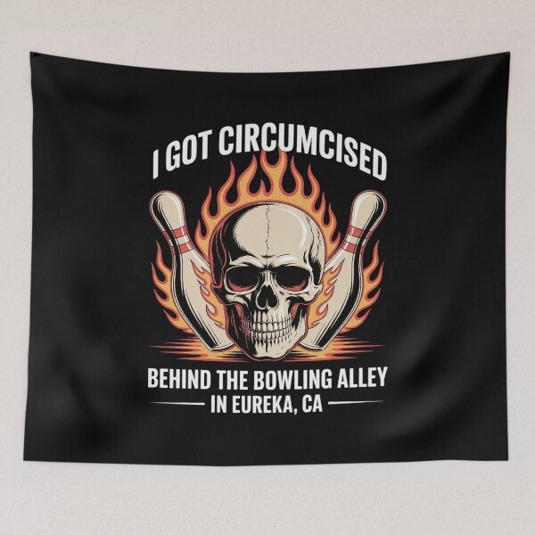 Item preview, Circumcised Bowling Oddly Specific Humor Weird Funny Meme  designed and sold by MyzoToyota.