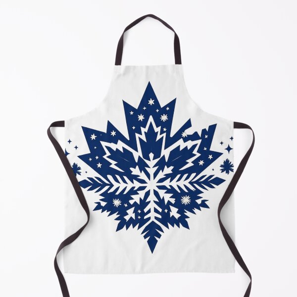 Item preview, Winter Snowflake Canadian Maple Leaf | Minimalist Design Blue Night designed and sold by mocci10.