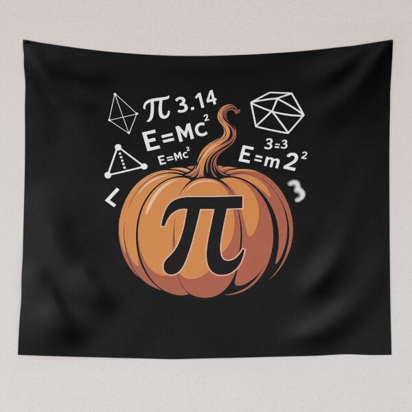 Item preview, Pumpkin Pie Math Funny Halloween Thanksgiving Pi Day  designed and sold by NailMolisa.