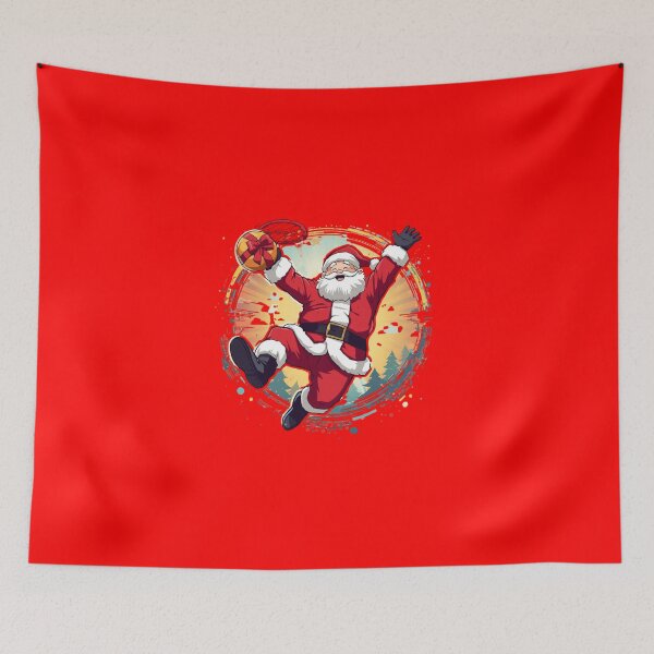 Item preview, Santa dunking hooper designed and sold by SportThreadz.