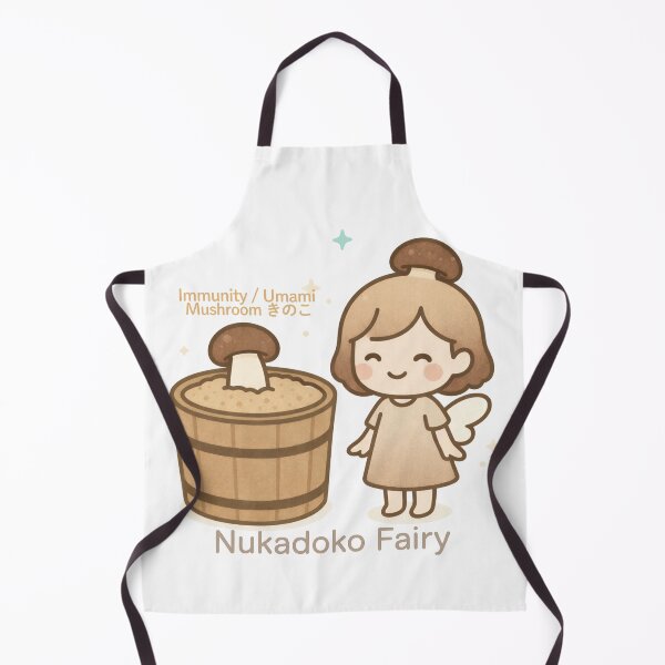 Item preview, Nukadoko Fairy – Mushroom Edition | Cute Japanese Fermentation Art designed and sold by Yohei-Studio.